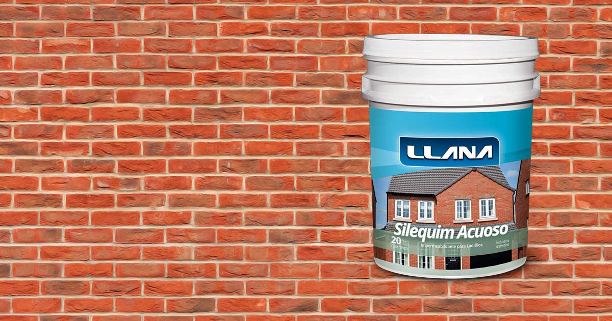Silicona al agua para ladrillos y tejas